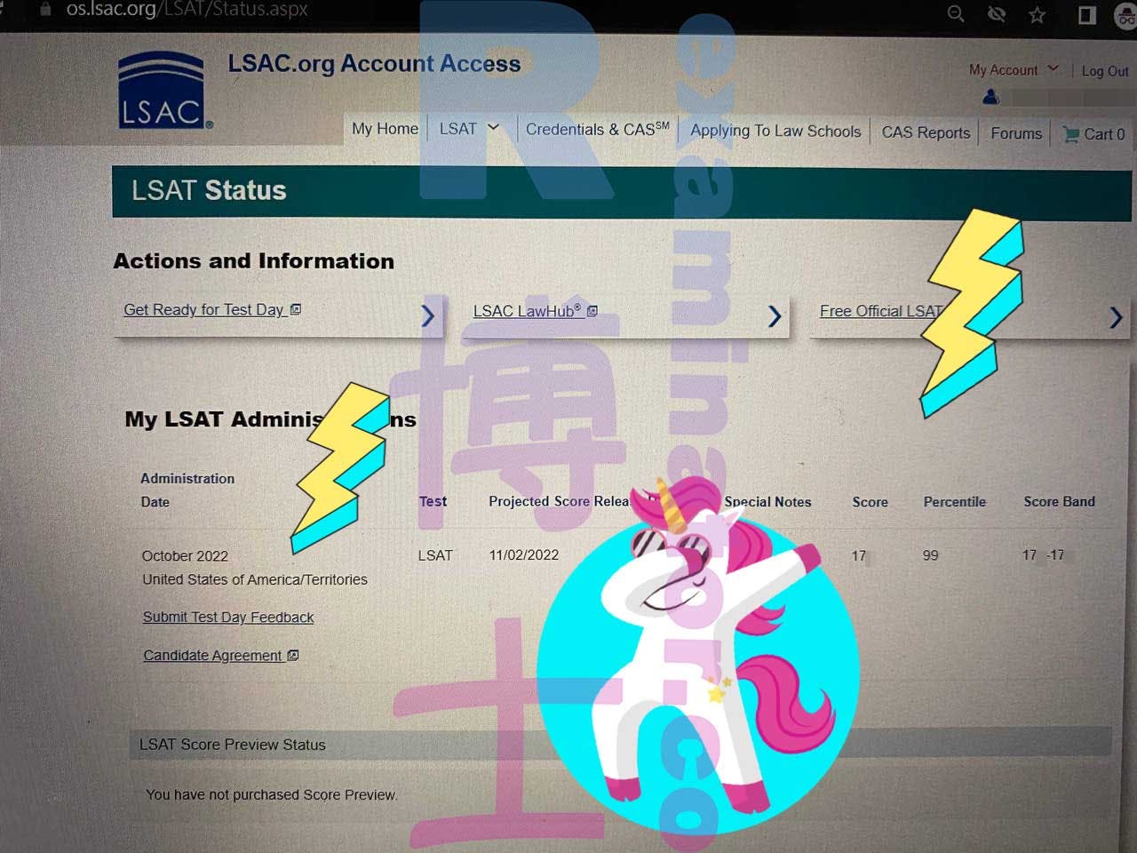 (Chinese)17X on Oct LSAT!! The customer was awaiting his LSAT score on a yacht🍹🛥