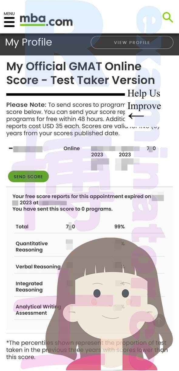 🇺🇸 Official GMAT Score Report Released: American Client Overcomes Scam and Achieves Top 1% with Daisy's Elite Proxy Testing Service - A Lesson on Choosing Quality Over Price! 🫡🏆