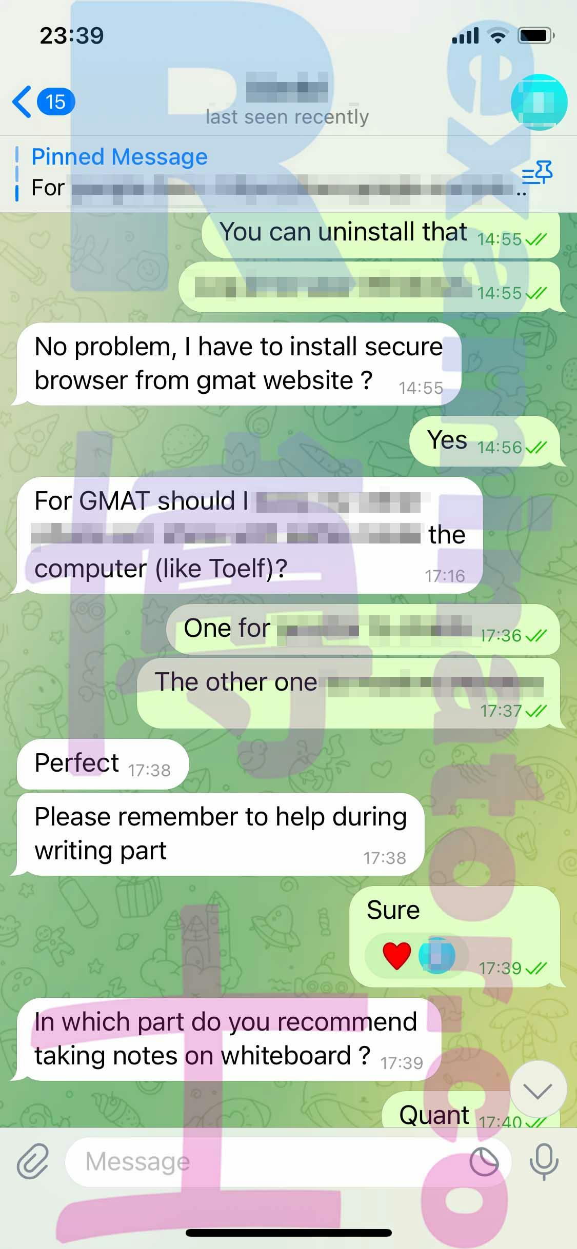 GMAT Online 700+ done! ✅  The customer was happy with the scores: "Very great scores on verbal and quant. I can refer my friends to you - they will pay upfront as I can vouch for your services!"  Don't panic if the proctor interrupts you and asks to see your environment a few times in the course of your test. This happens a lot and has no bearing on the validity of your score! 🧘🏻‍♀️